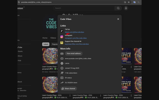 Country Flag Battle – LIVE Stream Game (Source Code)(Youtube/TikTok)